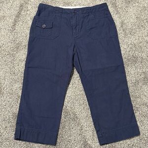 Navy Blue Capris, Size 7/8